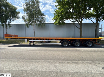 Бордово полуремарке/ Платформа Nooteboom open laadbak 55000 KG, 34.85 m, 2 X Extandable: снимка 3