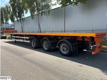 Бордово полуремарке/ Платформа Nooteboom open laadbak 55000 KG, 34.85 m, 2 X Extandable: снимка 4
