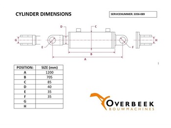 Хидравлика Atlas - Tilt cylinder/Kippzylinder/Nijgcilinder: снимка 4