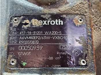 Лизинг на Komatsu WA200-5-Rexroth A6VM80EP2/63W-Drive motor/Rijmotor Komatsu WA200-5-Rexroth A6VM80EP2/63W-Drive motor/Rijmotor: снимка 5