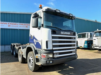 Шаси кабина Scania R124-420 C 8x4 FULL STEEL CHASSIS (EURO 3 / FULL STEEL SUSPENSION / REDUCTION AXLES / GRS900 GEARBOX): снимка 3