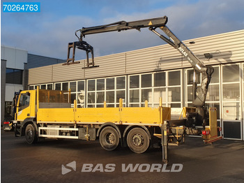 Бордови камион, Камион с кран Iveco Stralis 310 6X2 RHD! Atlas 135.2VE-A11 Crane Lift-Lenkachse ACC Euro 6: снимка 2