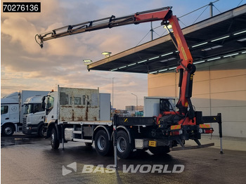 Бордови камион, Камион с кран Iveco Trakker 360 6X4 Palfinger PK 18502 SH D Kran Crane Big axle Euro 6: снимка 2