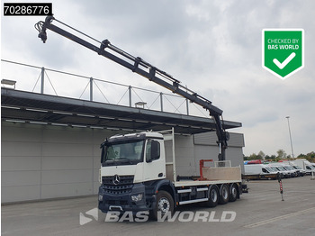 Лизинг на Mercedes-Benz Arocs 3240 8X4 HIAB 211E-6 HIPRO Big-Axle Lift+Steering Navi Euro 6 Mercedes-Benz Arocs 3240 8X4 HIAB 211E-6 HIPRO Big-Axle Lift+Steering Navi Euro 6: снимка 1