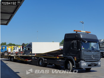 Автовоз камион Mercedes-Benz Atego 1230 4X2 Kuvvetli car transporter 6 spots Winch Automatic Euro 6: снимка 3