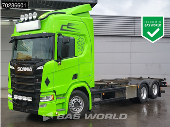 Контейнеровоз/ Сменна каросерия камион SCANIA R