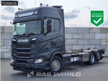 Контейнеровоз/ Сменна каросерия камион SCANIA S 540