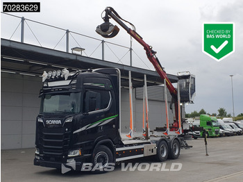 Камион за дърва SCANIA S 650