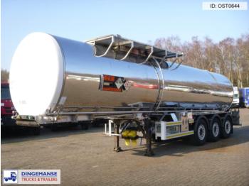 Полуремарке цистерна За превоз на битум Crossland Bitumen tank inox 31.8 m3 / 1 comp: снимка 1