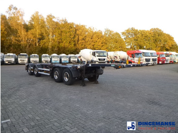Контейнеровоз/ Сменна каросерия камион D-Tec 4-axle container combi trailer (2 + 2 axles): снимка 2