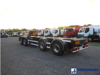 Контейнеровоз/ Сменна каросерия камион D-Tec 4-axle container combi trailer (2 + 2 axles): снимка 3