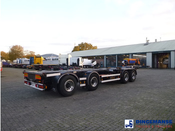 Контейнеровоз/ Сменна каросерия камион D-Tec 4-axle container combi trailer (2 + 2 axles): снимка 4