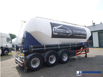Полуремарке цистерна Feldbinder Powder tank alu 40 m3 / 1 comp + compressor: снимка 4