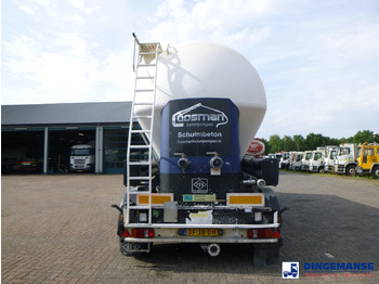 Полуремарке цистерна Feldbinder Powder tank alu 40 m3 / 1 comp + compressor: снимка 5