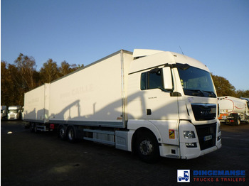 Камион фургон MAN TGX 26.440 6X2 high volume + Fruehauf closed box trailer: снимка 2