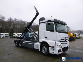 Мултилифт с кука камион Mercedes-Benz Actros 2843 6x2 Hyva container hook 20t: снимка 2