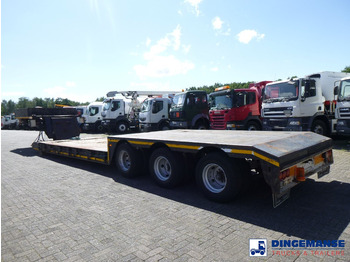 Нискорамна площадка полуремарке Nooteboom 3-axle lowbed trailer 33 t / extendable 8.5 m: снимка 3
