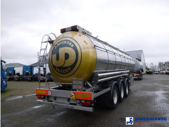 Полуремарке цистерна Parcisa Chemical tank inox L4BH 30 m3 / 1 comp / ADR 30/03/24: снимка 3
