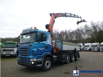 Камион с кран SCANIA R 500
