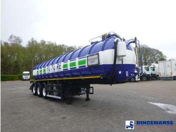 Полуремарке цистерна VALLELY Vacuum tank alu 30 m3 / 1 comp + Engine: снимка 2