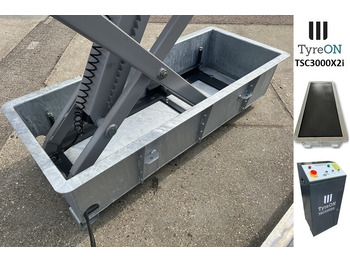 Оборудване за гаражи/ Работилници TSC3000X2i in floor scissor lift - Extendable tables - Recessed containers: снимка 3