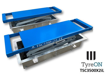 Оборудване за гаражи/ Работилници TSC3500X2iL In floor scissor lift - Double extensions - Recessed containers: снимка 3