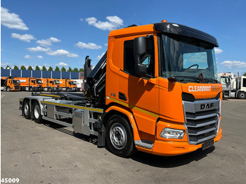 Мултилифт с кука камион, Камион с кран DAF FAN XD 450 Euro 6 HMF 23 Tonmeter laadkraan: снимка 3