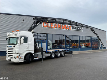 Камион с кран SCANIA R 560