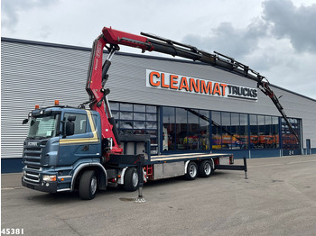 Камион с кран SCANIA R 560