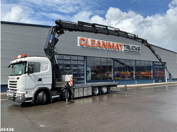 Камион с кран SCANIA R 490
