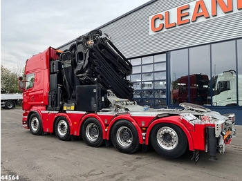 Влекач Scania R 620 10x4 V8 Retarder Effer 175 Tonmeter laadkraan + Fly-Jib Just 170.527 km!: снимка 4