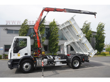 Лизинг на IVECO Eurocargo 160-250 / Fassi F95 crane / 120 tho. km / 3-sided tipper IVECO Eurocargo 160-250 / Fassi F95 crane / 120 tho. km / 3-sided tipper: снимка 4
