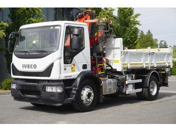 Лизинг на IVECO Eurocargo 160-250 / Fassi F95 crane / 120 tho. km / 3-sided tipper IVECO Eurocargo 160-250 / Fassi F95 crane / 120 tho. km / 3-sided tipper: снимка 3