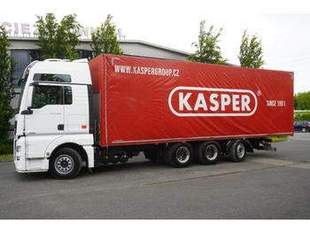 Лизинг на MAN TGX 35.580 E6 8x4 /4 / 23 EPAL tarp superstructure / 4th axle steered MAN TGX 35.580 E6 8x4 /4 / 23 EPAL tarp superstructure / 4th axle steered: снимка 2