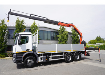 Камион с кран MERCEDES-BENZ AROCS 2636 Flatbed / HDS FASSI F175 7.7 T / 150,000 km: снимка 4