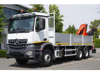 Камион с кран MERCEDES-BENZ AROCS 2636 Flatbed / HDS FASSI F175 7.7 T / 150,000 km: снимка 3