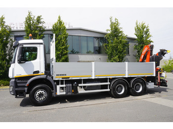 Камион с кран MERCEDES-BENZ AROCS 2636 Flatbed / HDS FASSI F175 7.7 T / 150,000 km: снимка 5