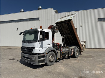 Косачка-шредер/ Мулчер 2008 Mercedes Axor 1833 2008 Palfinger PK15500 6100 kg ... Dump Truck with Crane: снимка 3
