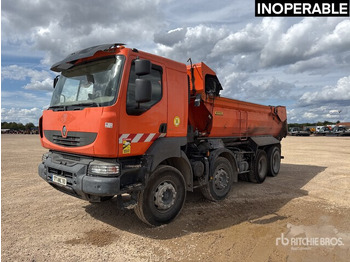 Самосвал камион 2008 Renault Kerax 410 DXi 8x4 Camion Benne (Inoperable) Tri/A Dump Truck: снимка 2