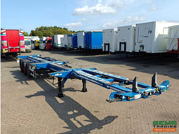 Контейнеровоз/ Сменна каросерия полуремарке D-Tec FLEXITRAILER 3-Assen SAF - MULTI - Schijfremmen - LiftAs - Alle Aansluitingen - 4819KG - 04/2026 APK: снимка 5