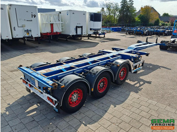 Контейнеровоз/ Сменна каросерия полуремарке D-Tec FLEXITRAILER 3-Assen SAF - MULTI - Schijfremmen - LiftAs - Alle Aansluitingen - 4819KG - 04/2026 APK: снимка 3