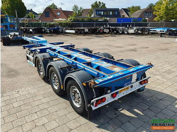 Контейнеровоз/ Сменна каросерия полуремарке D-Tec FLEXITRAILER 3-Assen SAF - MULTI - Schijfremmen - LiftAs - Alle Aansluitingen - 4819KG - 04/2026 APK: снимка 4