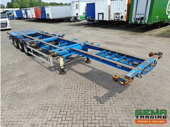 Контейнеровоз/ Сменна каросерия полуремарке Krone SDC 27 3 assen BPW - DrumBrakes - 5340KG - 2x 20FT 1x 30FT 1x40FT - NL kenteken: снимка 4