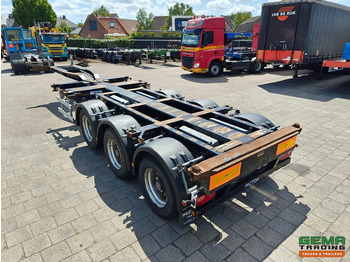 Контейнеровоз/ Сменна каросерия полуремарке Pacton T3-010 3-Assen SAF - MULTI - Trommelremmen - LiftAs - 3x Uitschuifbaar - 04/2026 APK: снимка 3