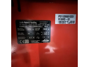 Ричтрак Linde R16HD (1120): снимка 2