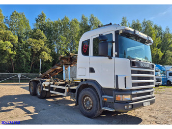 Самосвал камион SCANIA 144 - 6x4 - Full Steel - Big Axles - 3 Pedals: снимка 4