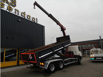 Камион с кран DAF CF 85.380 + MANUAL + HMF 1680 + HYVA + 6X2: снимка 3