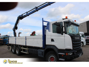 Камион с кран SCANIA G 440