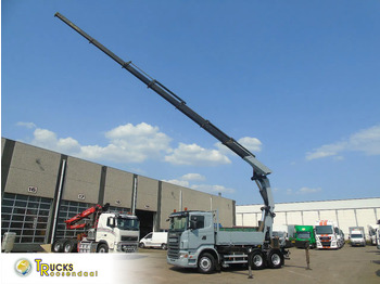 Камион с кран SCANIA R