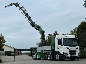 Камион с кран SCANIA G 500